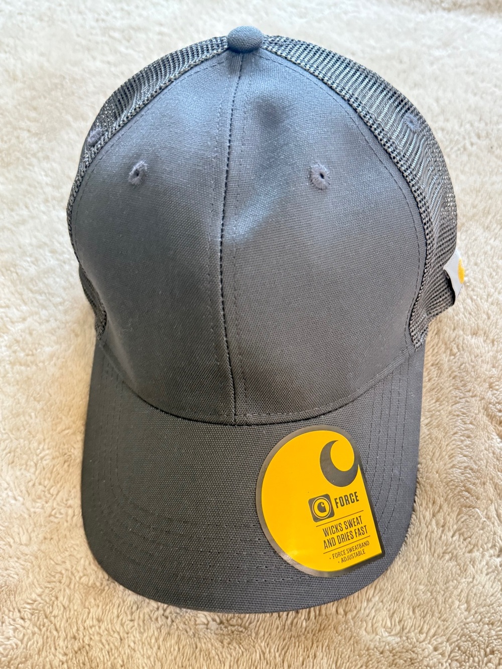 NWT Carhartt Dark Gray Mesh Back Hat